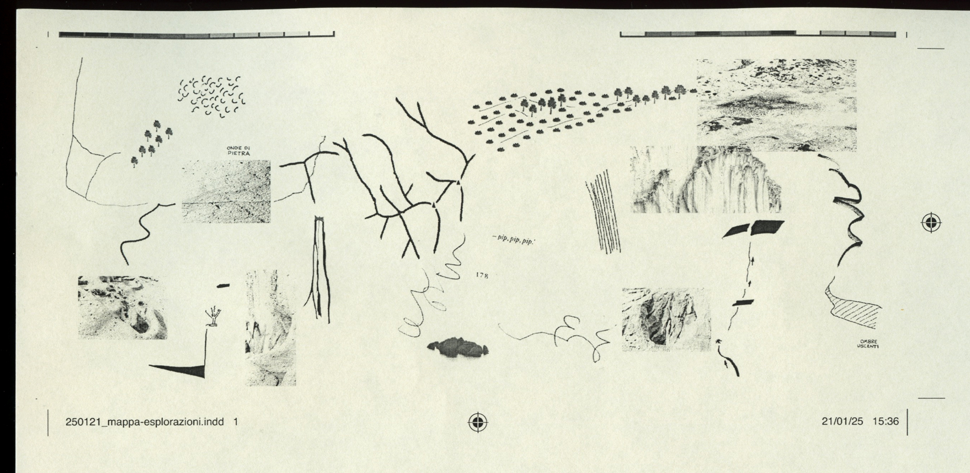 map of the explorations